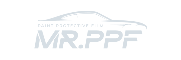 Logo of MR.PPF with a silhouette of a car and the words "Paint Protective Film," crafted with precision by Conte Studios, the premier content creation agency in Toronto. Conte Studios