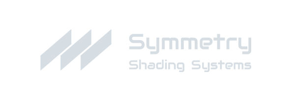 Logo with three diagonal lines and the text "Symmetry Shading Systems" in a modern font on a black background. Brought to you by a leading Brand Design Agency in Toronto, it reflects unparalleled creativity and precision. Conte Studios